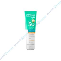 Protector Solar Kids Tubo con FPS50 Sunless 
- Cont.120 g