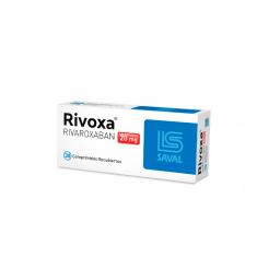 Rivoxa Rivaroxabán 20 mg - Cont.30 comprimidos recubiertos