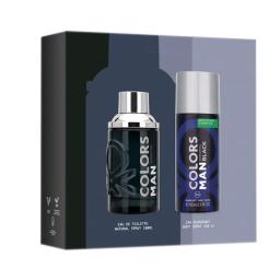 Set Colors Black Eau de Toilette 100 ml + Desodorante 150 ml Benetton