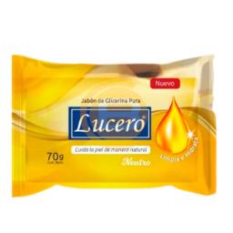 Jabon de Glicerina Pura Neutro Lucero - 70 gr