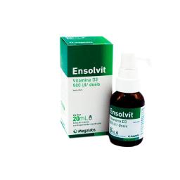 Ensolvit Vitamina D3 500 UI/dosis - Frasco de 20 mL