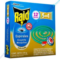 Espirales 5en1 Raid - Cont 12 unidades