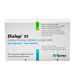 Dislep 25 Levosulpiride - Caja de 20 Comprimidos