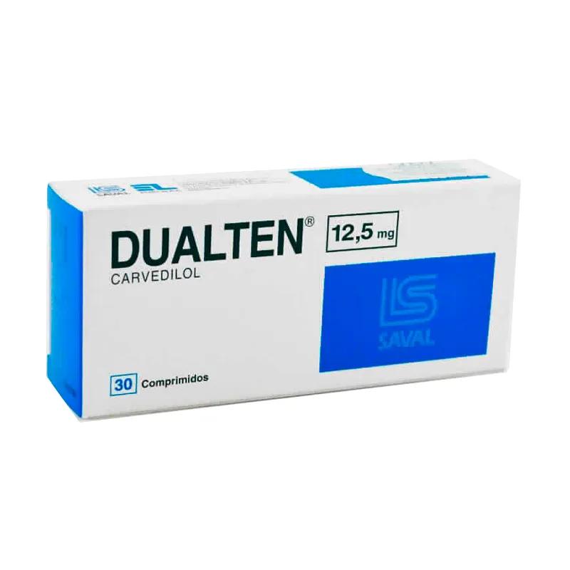 DUALTEN Carvedilol 12,5mg - Caja de 30 comprimidos