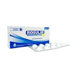 Rosulip 10 Rosuvastatina 10 mg - Caja con 30 comprimidos recubiertos