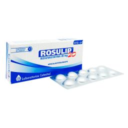 Rosulip 20 Rosuvastatina 20 mg - Caja con 30 comprimidos recubiertos