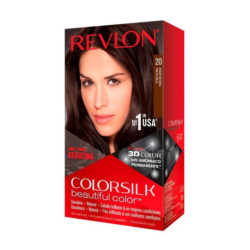 Tinte ColorSilk Beautiful Color N° 20 Negro Natural Revlon