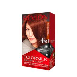 Tinte ColorSilk Beautiful Color N° 31 Castaño Oscuro Cobrizo Revlon