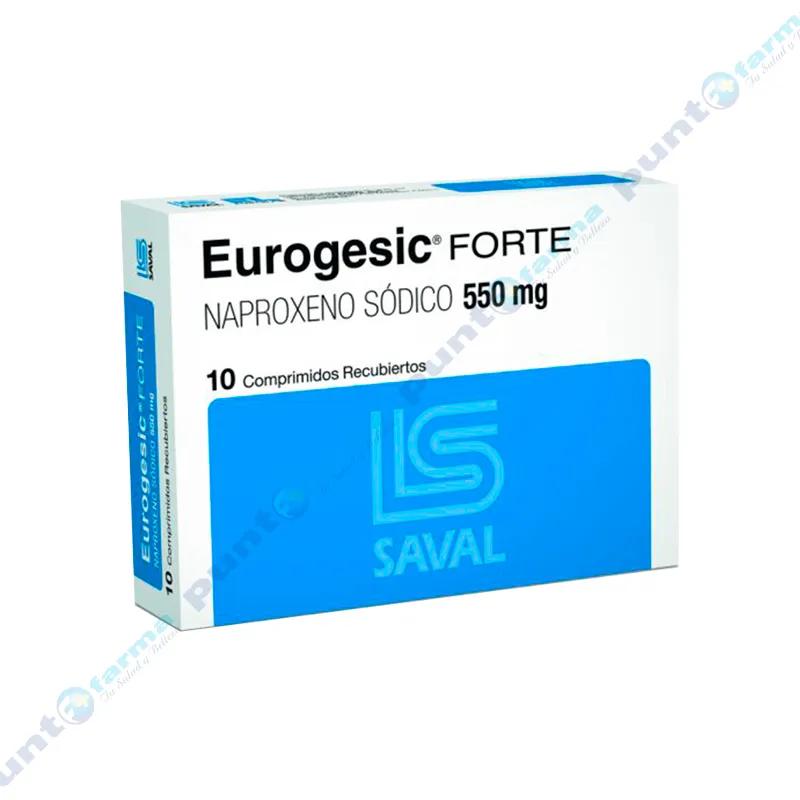 Eurogesic Forte - Caja de 10 Comprimidos Recubiertos