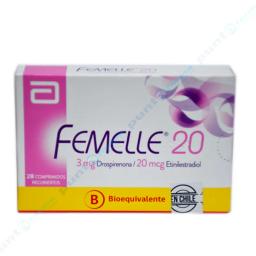 Femelle 20 3 mg Drospirenona/20mcg - Caja de 28 Comprimidos Recubiertos