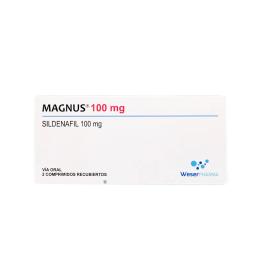 Magnus Sildenafil 100 mg - Cont. 2 Comprimidos