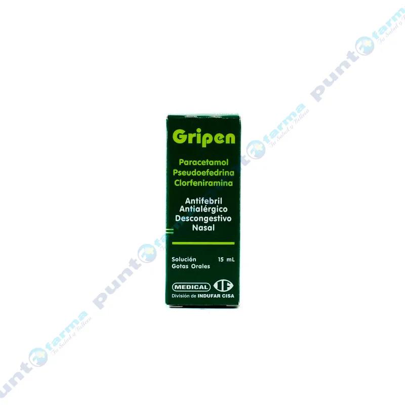 Gripen Paracetamol - Solucion gotas orales 15 mL