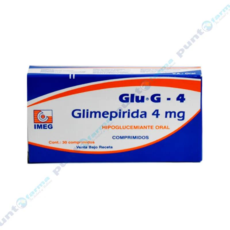 Glu G -4 Glimepirida 4 mg - Cont. 30 Comprimidos