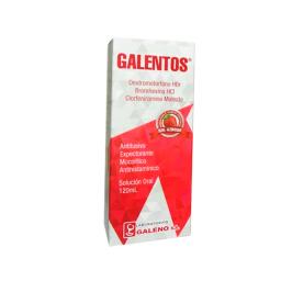 Galentos Dextrometorfano HBr Bromhexina HCI - Jarabe de 120 mL.