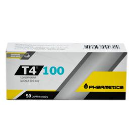 T4 100 Levotiroxina Sodica 100 mg - Caja de 50 comprimidos