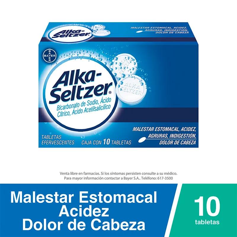 Alka-Seltzer - Caja de 10 tabletas Efervescentes