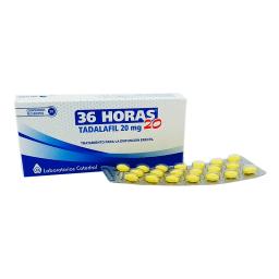 36 Horas Tadalafil 20mg - Caja de 20 comprimidos recubiertos