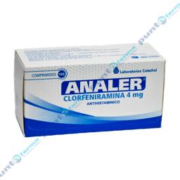 Analer Clorfeniramina 4 mg - Caja de 100 comprimidos