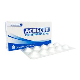 Acnecur Isotretinoina 20 mg - Caja de 30 Capsulas Blandas