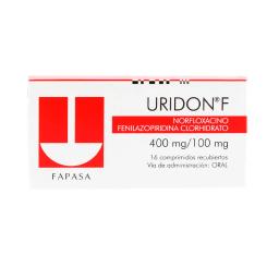 Uridon F Norfloxacino - Caja de 16 Comprimidos Recubiertos