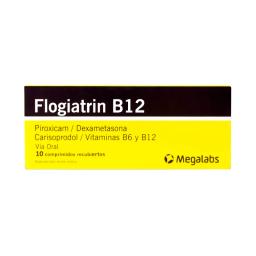 Flogiatrin B12 Piroxicam - Cont. 10 Comprimidos Recubiertos