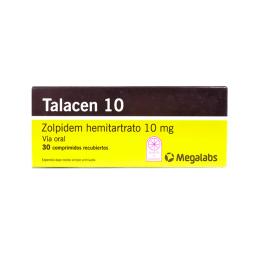 Talacen Zolpidem 10 mg - Caja de 30 Comprimidos