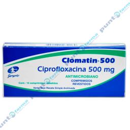 Clomatin Ciprofloxacina 500 mg - Cont. 10 Comprimidos