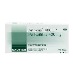 Artivena LP Pentoxifilina 400 mg - Caja de 20 comprimidos