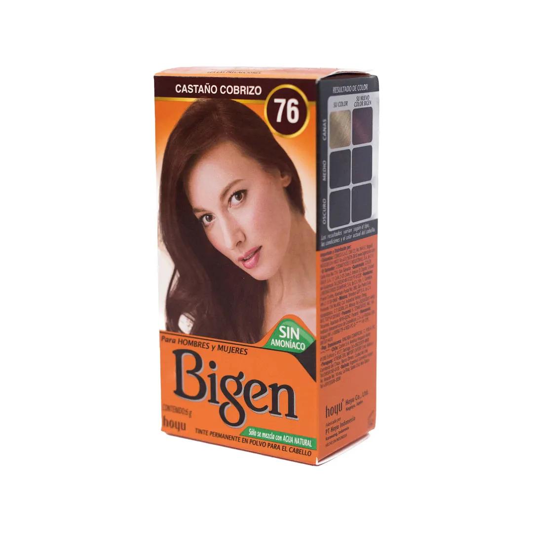 Tinte Permanente Powder Hair Nro. 76 Bigen - Frasco Polvo 6 gr.