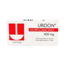 Uridon Norfloxacino 400 mg - Caja de 16 comprimidos