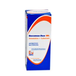 Novamox Duo Ibl Amoxicilina Sulbactam - Frasco de 60 mL