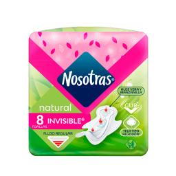 Toallas Femeninas Natural Invisible Nosotras - Cont. 8 unidades