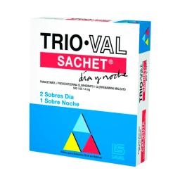 Trio-Val Sachet Dia y Noche - Polvo Para Solución Oral en Sobres