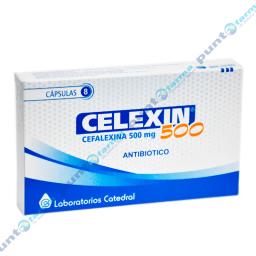 Celexin Cefalexina 500 mg - Cont. 8 Capsulas