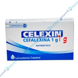 Celexin 1g Cefalexina 1g - Caja de 10 Comprimidos