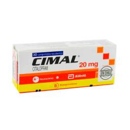 Cimal Citalopram 20mg - Caja de 30 Comprimidos Recubiertos