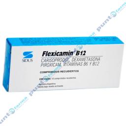 Flexicamin B12 Carisoprodol - Caja de 10 Comprimidos Recubiertos