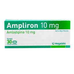 Ampliron Amlodipina 10 mg - Caja de 30 Comprimidos