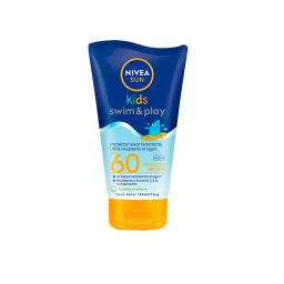 Protector Solar  Sun Kids Swim & Play FPS60 Nivea - 150 mL