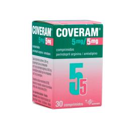 Coveram Perindopril Arginina 5 mg - Cont. 30 comprimidos