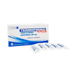 Termopirina Niños Dimetilamino Antipirina 200 mg - Cont. 5 Supositorios