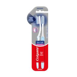 Cepillos Dentales Slim Soft Blue Colgate - Cont. 2 unidades