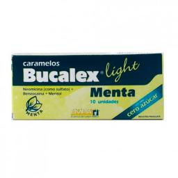 Bucalex Menta Light Benzocaina  - Cont.10 Unidades