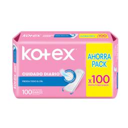 Protectores Diarios Multi Ajustables Kotex - Cont. 100 unidades