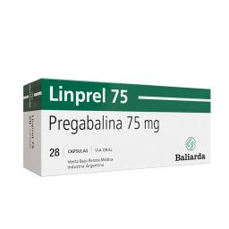 Linprel Pregabalina 75 mg - Cont. 28 Comprimidos