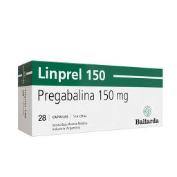 Linprel Pregabalina 150 mg - Cont. 28 Comprimidos