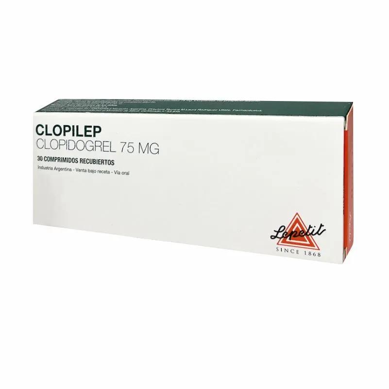 Clopilep Clopidogrel 75 mg. - 30 Comprimidos Recubiertos