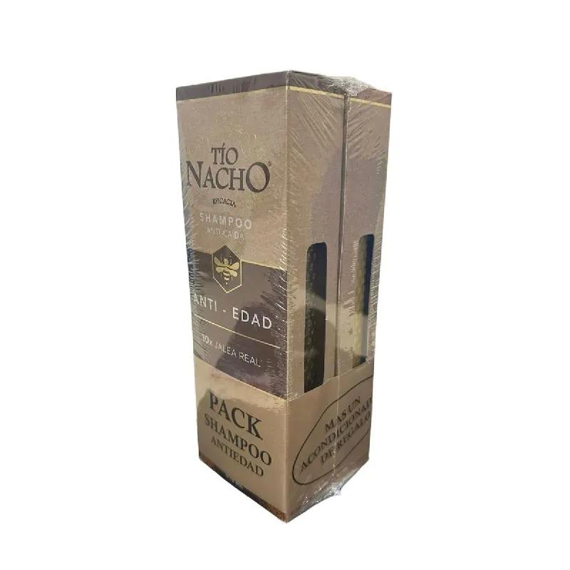 Pack Tio Nacho Shampoo Antiedad + Acondicionador - 830 mL
