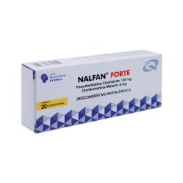 Nalfan Forte Pseudoefedrina Clorhidrato 120 mg - Cont. 20 Comprimidos