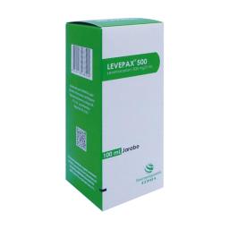 Levepax Levetiracetam 500 mg/5 ml - Jarabe de 100 mL